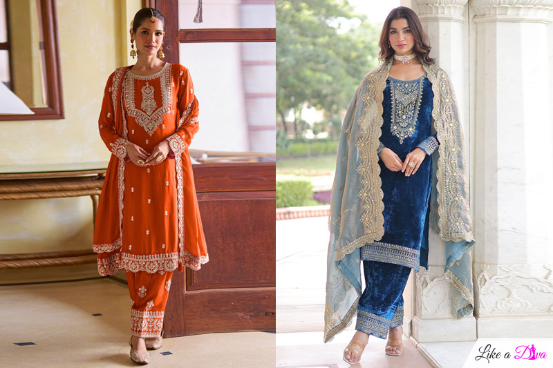 Embroidered Kurta Set