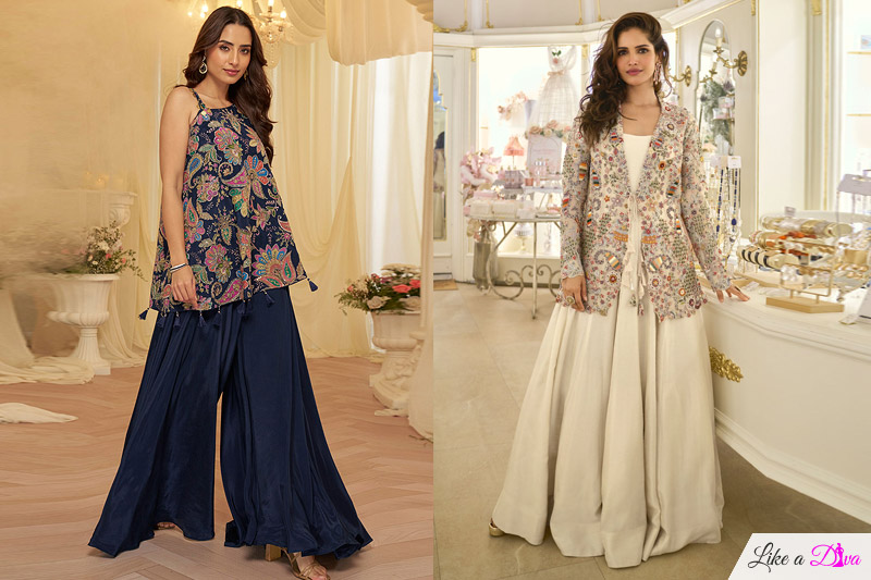 Embroidered Indowestern