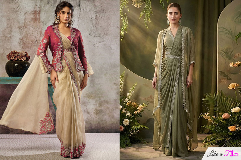 Pre Draped Saree
