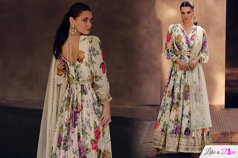 Gorgeous Ivory Anarkali Dream