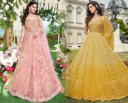 Designer Bridal Light Pink Indian Wedding Dress for Walima – Nameera by  Farooq