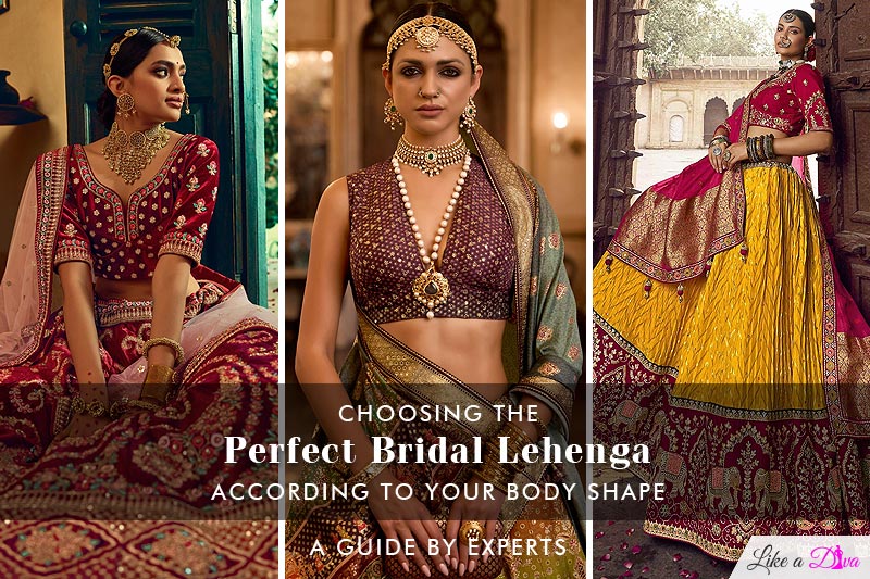 Choosing the Perfect Bridal Lehenga According to Your Body Shape: A Guide by Experts