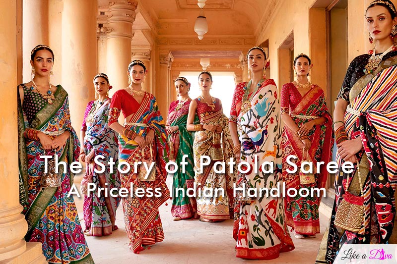 Buy Yellow Banarasi - Patola Saree online-Karagiri – Karagiri Global