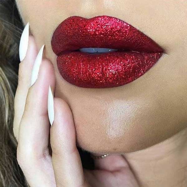 Glitter lips- oh yeah