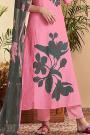 Ready to Wear Pink Digital Print Pure Cotton Silk Suit