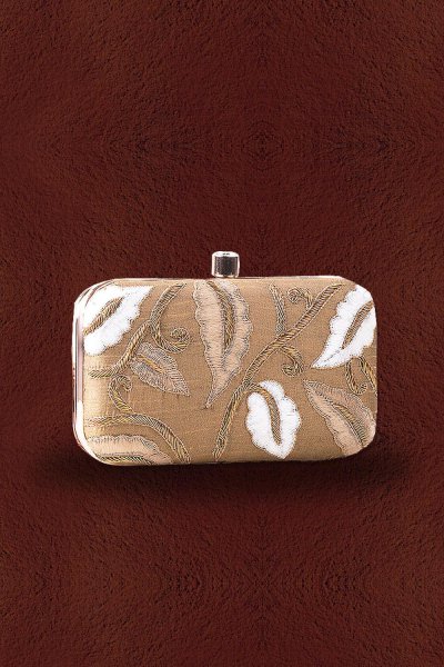 Beige Embroidered Clutch Beige Embroidered Clutch