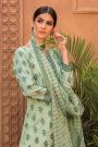 Ready to Wear Pastel Green Summer Palazzo Suit in Glace Cotton