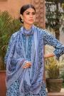 Ready to Wear Indigo Smart Casual Palazzo Suit in Glace Cotton