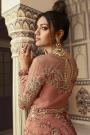 Rose Taupe Silk Zari Embroidered Anarkali Suit
