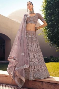 Party Wear Lehenga Choli with Embroidery and Sequins work