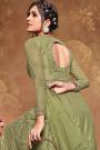 Green Embroidered Anarkali Suit with Sequins work