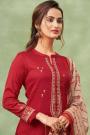 Ready To Wear Cotton Embroidered & Hand Worked Kurta Set