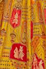 Yellow Banarasi Silk Embroidered Lehenga