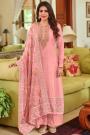 Pink Silk Embellished Salwar Suit