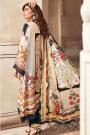 Off  White Multicolour Printed Luxurious Lawn Palazzo Suit