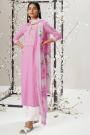 Ready To Wear Light Pink Printed Cotton Suit Set