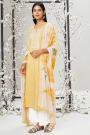 Ready To Wear Yellow Printed Cotton Suit Set