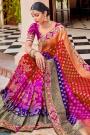 Multicolor Ombre Banarasi Silk Saree