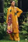 Mustard Cotton Woven & Embroidered Kurta Set