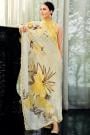 Beautiful Yellow Kota Doriya Cotton Silk Embroidered Kurta Set