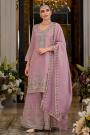 Blush Pink Silk Embroidered Kurta Set