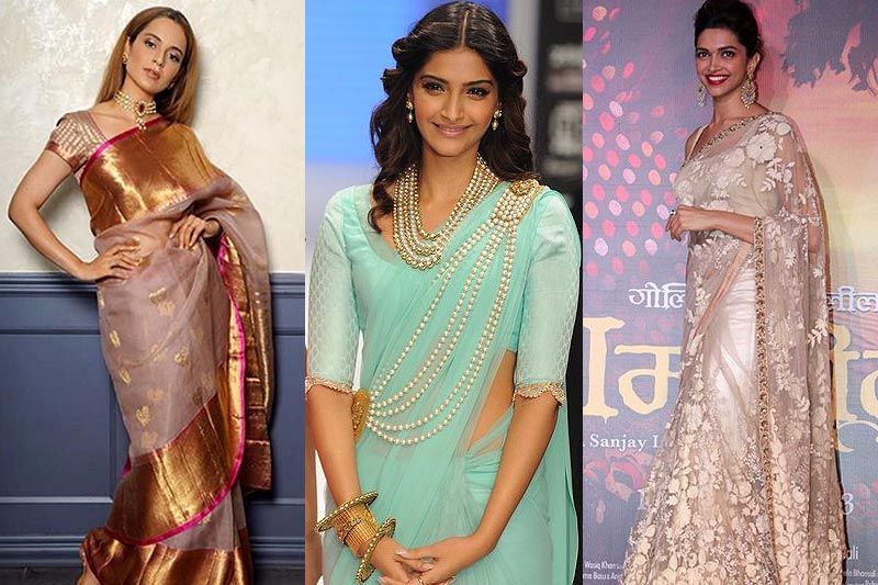 5 Bollywood Divas Who Inspire Us To Fall In Love With Saree